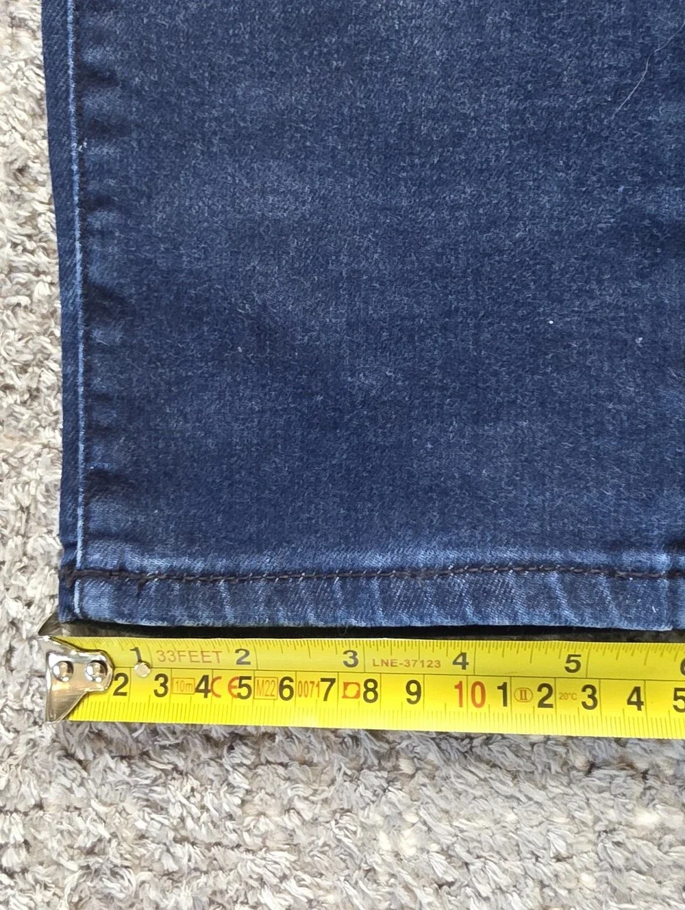 True Religion Rocco Jeans Mens 30x31 Relaxed Skinny Dark Wash Stretch Denim